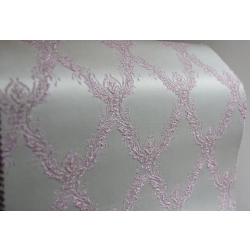 Tkanina stylowa ornament romb fiolet Lord